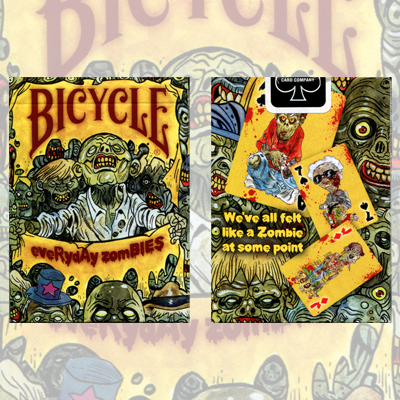 Bicycle Everyday Zombie Deck by USPCC Trick Boardwalk Magic Shop