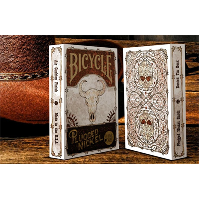 Plugged Nickel Playing Cards (Rusted Tin) by Matt Drake - Trick