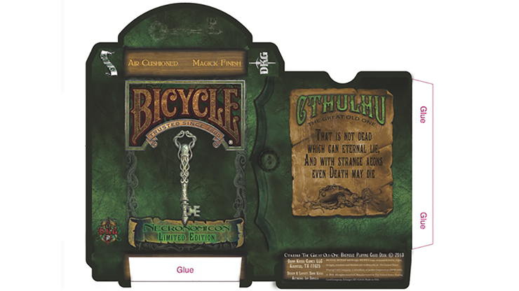 Bicycle Necronomicon Limited Edition Playing Cards Boardwalk